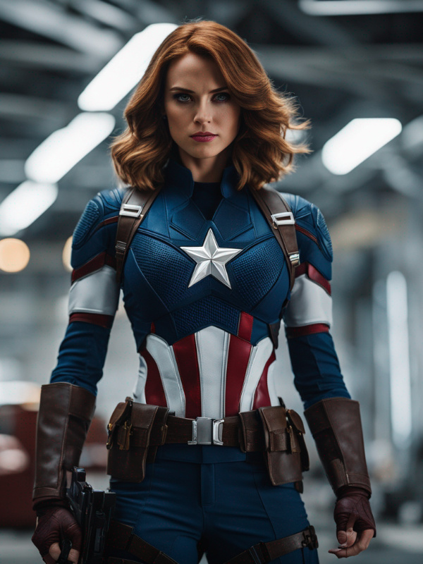 Stella Rogers: Reincarnated as Female Captain America