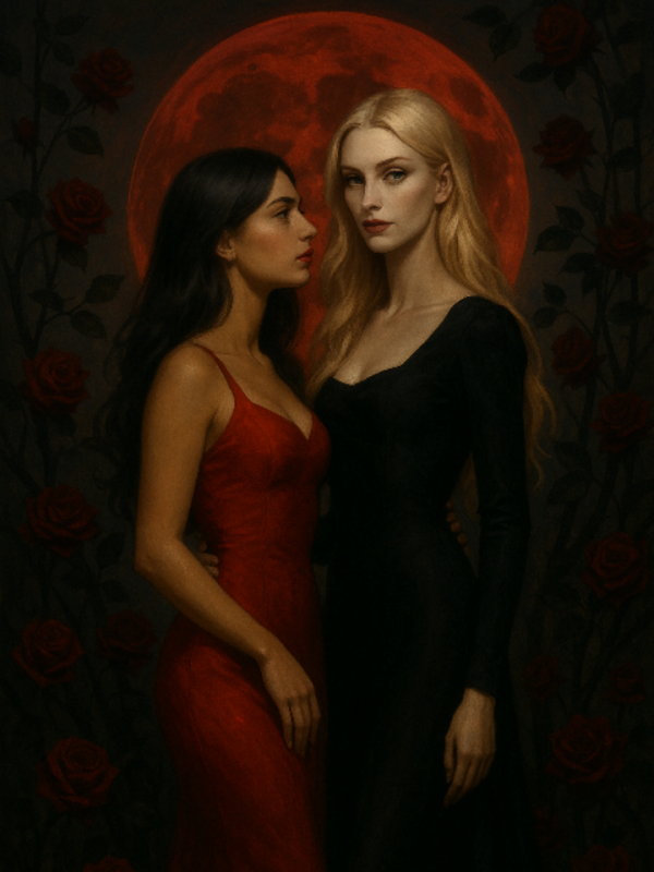 The Moonlight Dripping Red