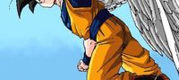 Goku goes back in time